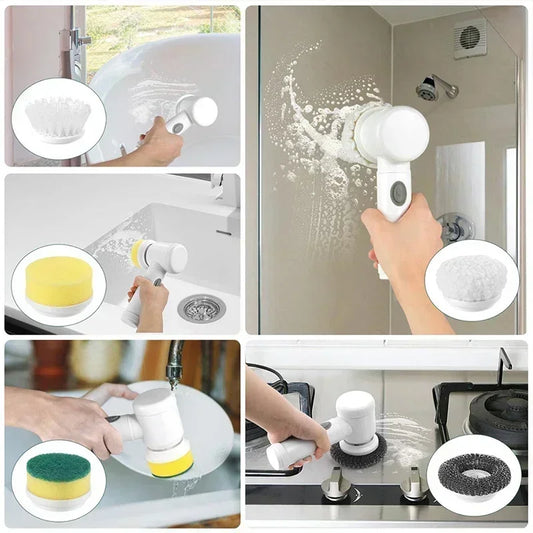 5 in 1 Electric Spin Scrubber