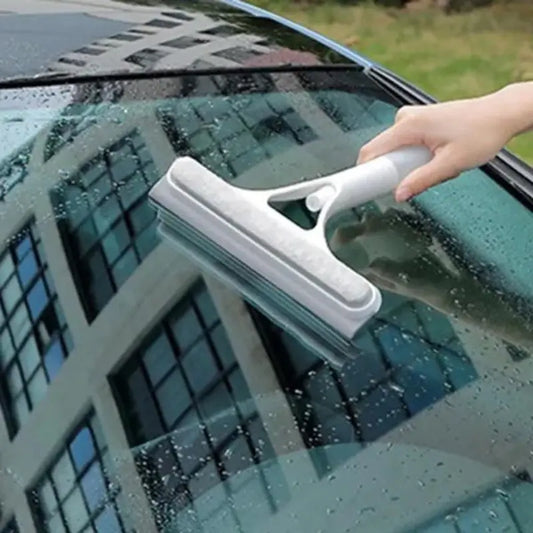 2-in-1 Window Squeegee & Glass Wiper – Streak-Free Cleaner for Windows, Mirrors, Shower Glass & Tiles