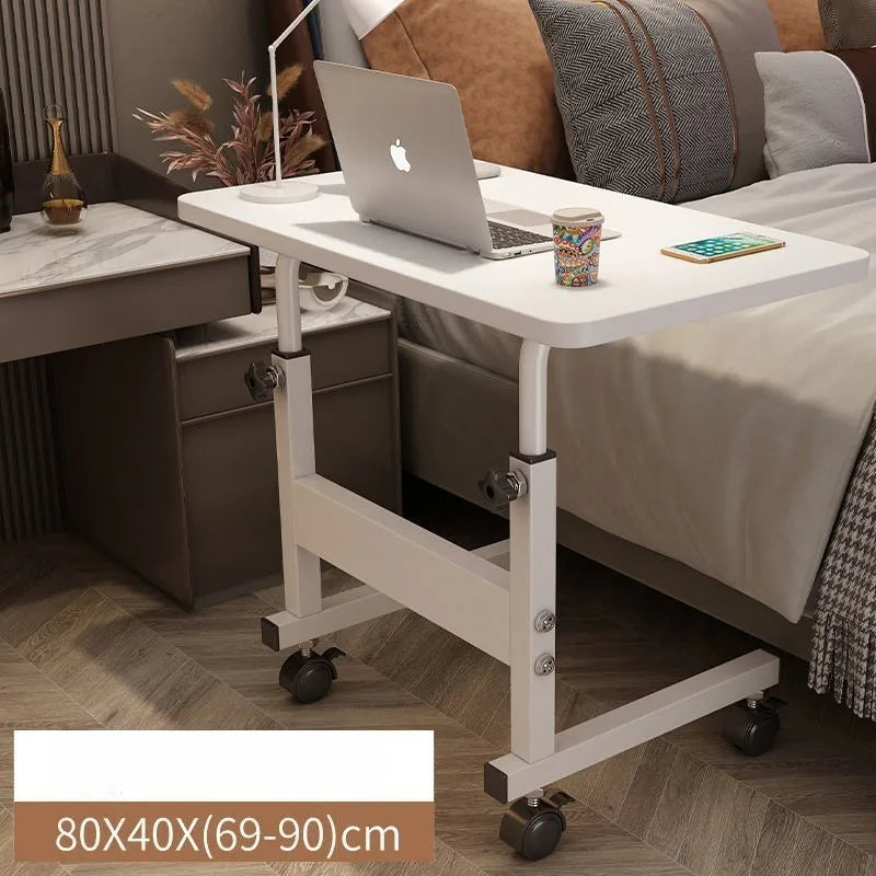 Movable small table, bedside table, bedroom, household desk, dormitory, simple lazy lifting computer table, sofa edge