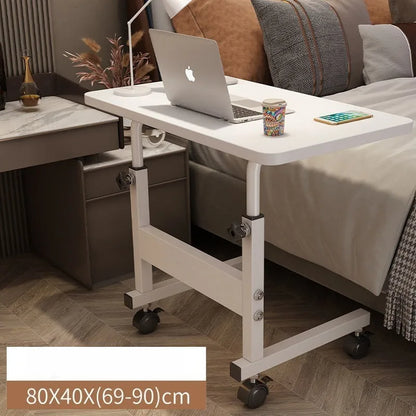 Movable small table, bedside table, bedroom, household desk, dormitory, simple lazy lifting computer table, sofa edge