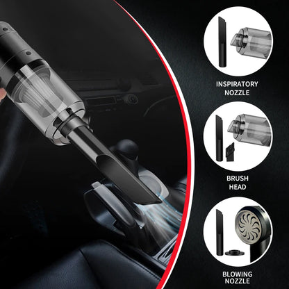 3-in-1 Portable Mini Vacuum Cleaner- Cordless Handheld Cleaner