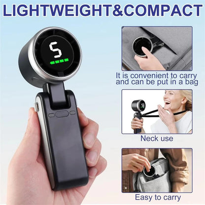 Portable 3-in-1 Turbo Handheld Fan