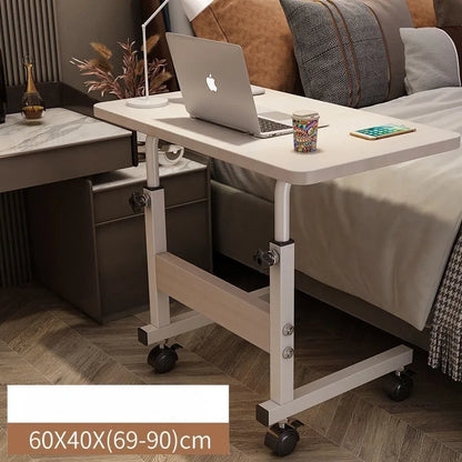 Movable small table, bedside table, bedroom, household desk, dormitory, simple lazy lifting computer table, sofa edge