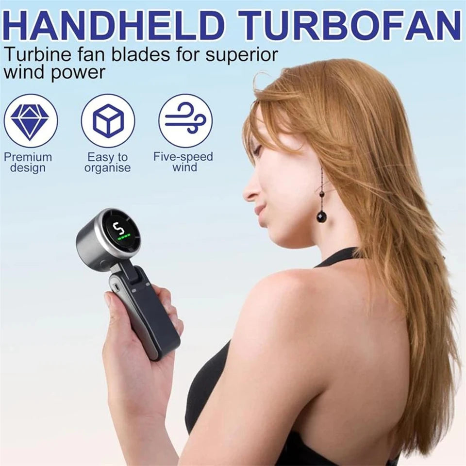 Portable 3-in-1 Turbo Handheld Fan