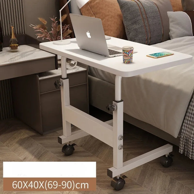 Movable small table, bedside table, bedroom, household desk, dormitory, simple lazy lifting computer table, sofa edge