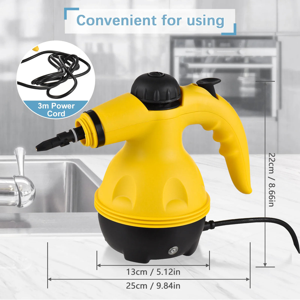 Portable Handheld Steam Cleaner with Accessories