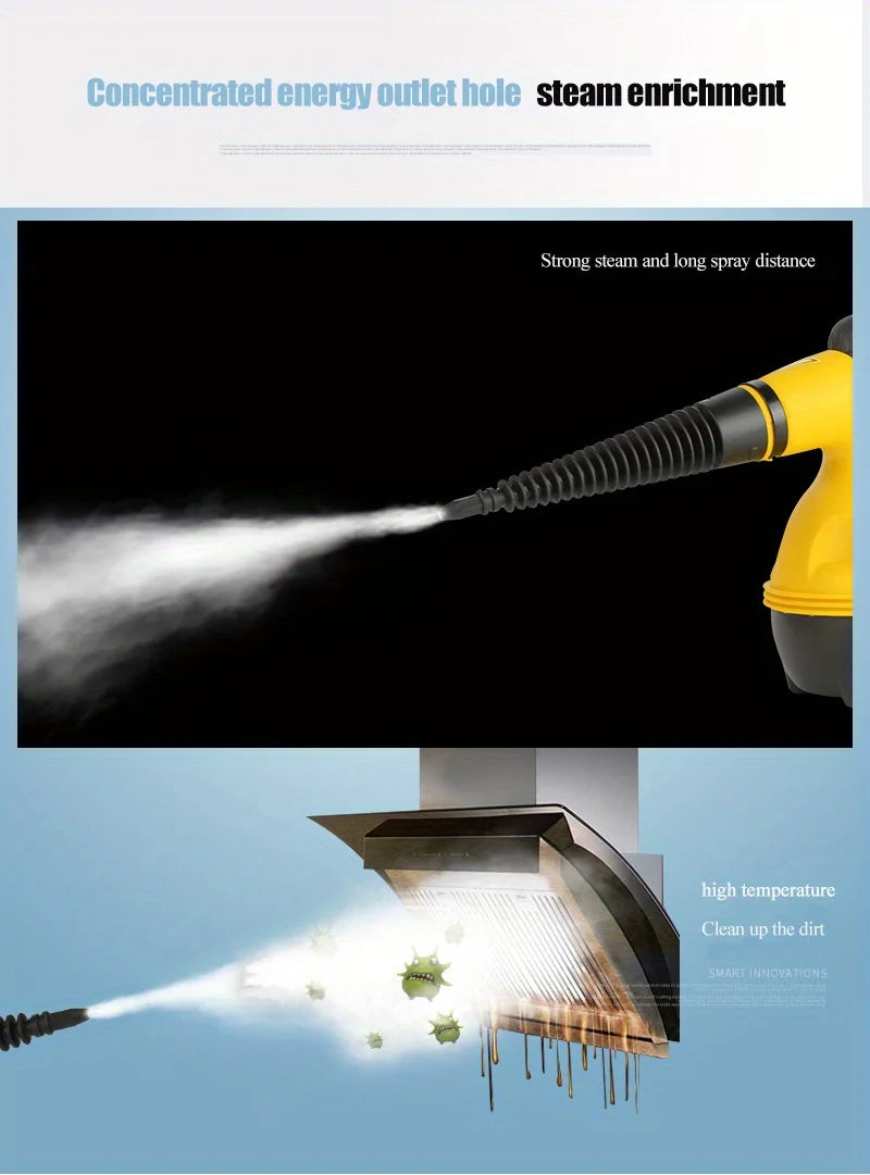 Portable Handheld Steam Cleaner with Accessories