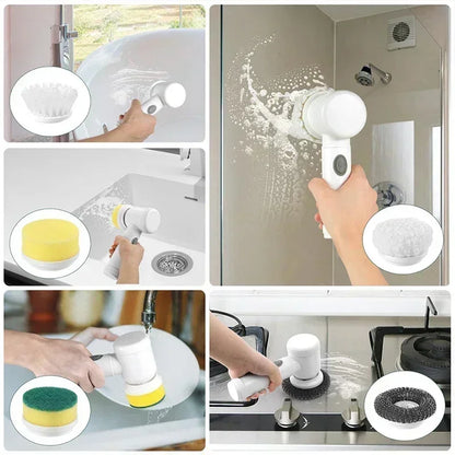 5 in 1 Electric Spin Scrubber