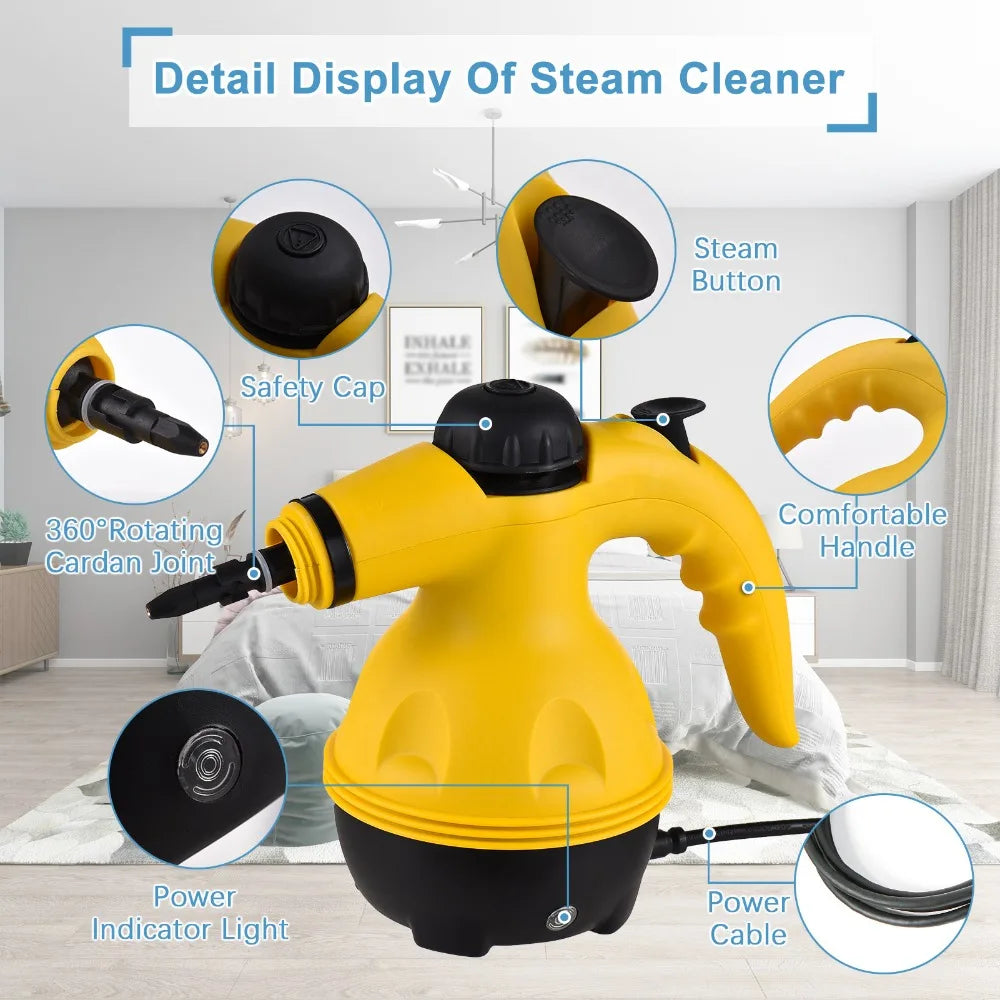 Portable Handheld Steam Cleaner with Accessories
