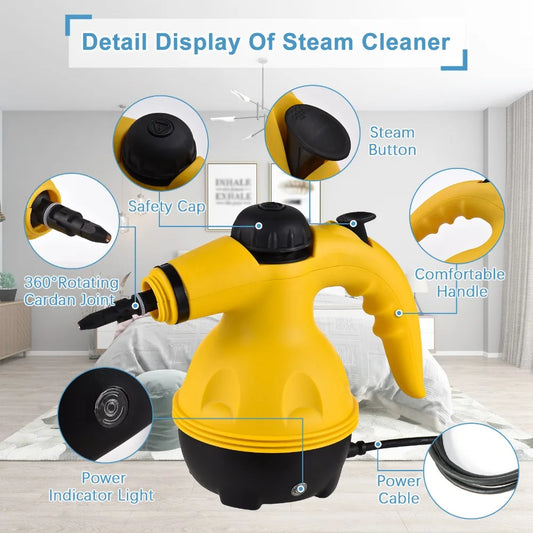 Portable Handheld Steam Cleaner with Accessories