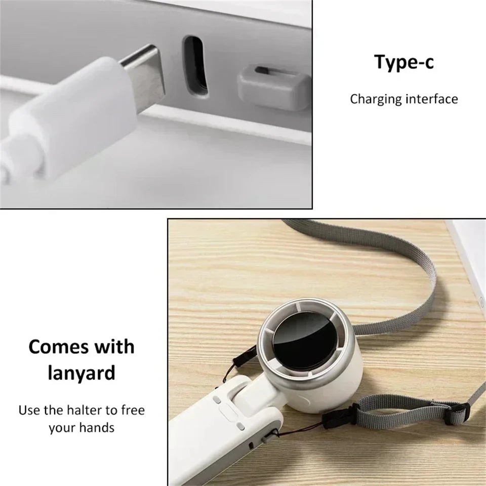 Portable 3-in-1 Turbo Handheld Fan