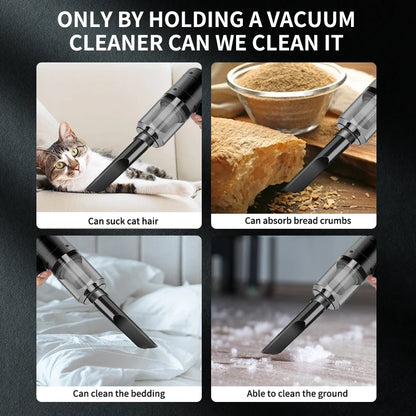 3-in-1 Portable Mini Vacuum Cleaner- Cordless Handheld Cleaner