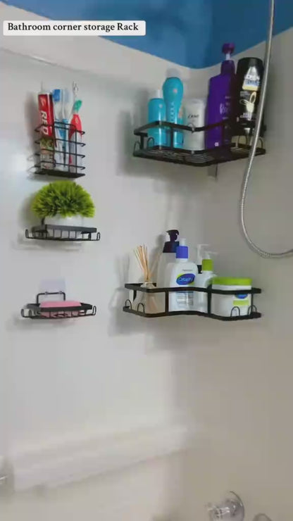 5-in-1 Corner Storage Rack – Multi-Tier Space-Saving Shelf Organizer