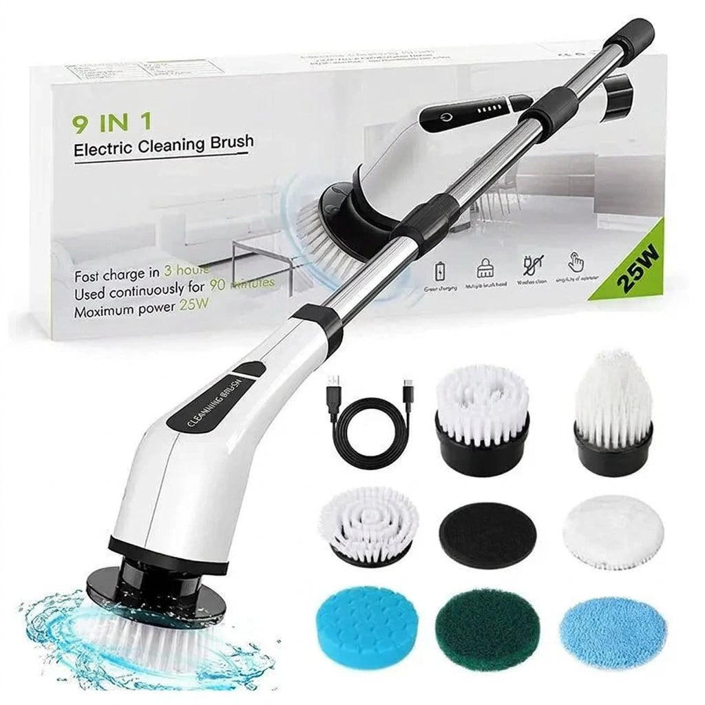 9-in-1 Electric Spin scrubber