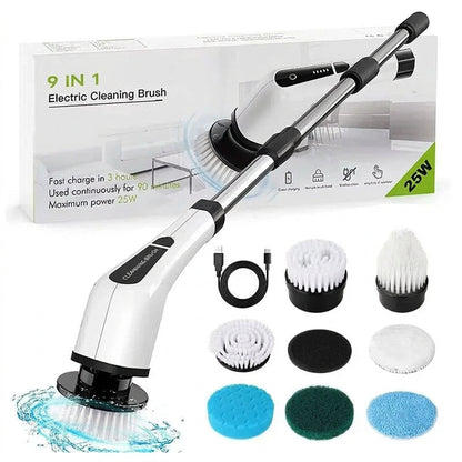 9-in-1 Electric Spin scrubber