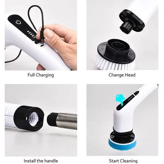 9-in-1 Electric Spin scrubber