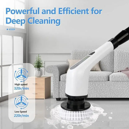 9-in-1 Electric Spin scrubber