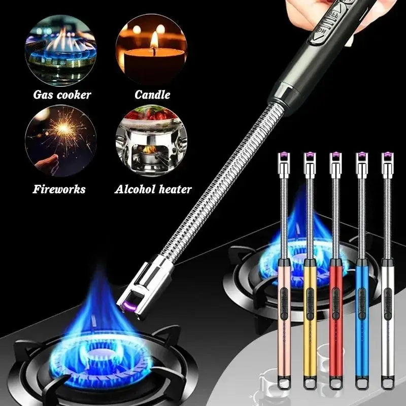 USB Rechargeable Electric Arc Lighter _Windproof Flameless Lighter