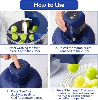 Automatic Electric Fruit & Vegetable Peeler – Hands-Free Peeling Machine for Apples, Potatoes & More