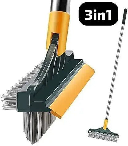 3-in-1 Magic Cleaning Brush – Multi-Purpose Scrub Brush for Bathroom, Kitchen, Tiles & Hard-to-Reach Gaps