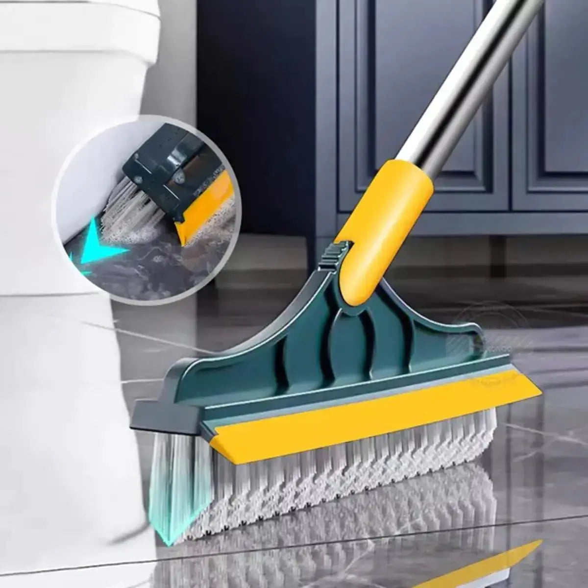 3-in-1 Magic Cleaning Brush – Multi-Purpose Scrub Brush for Bathroom, Kitchen, Tiles & Hard-to-Reach Gaps