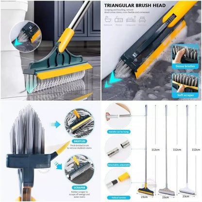 3-in-1 Magic Cleaning Brush – Multi-Purpose Scrub Brush for Bathroom, Kitchen, Tiles & Hard-to-Reach Gaps